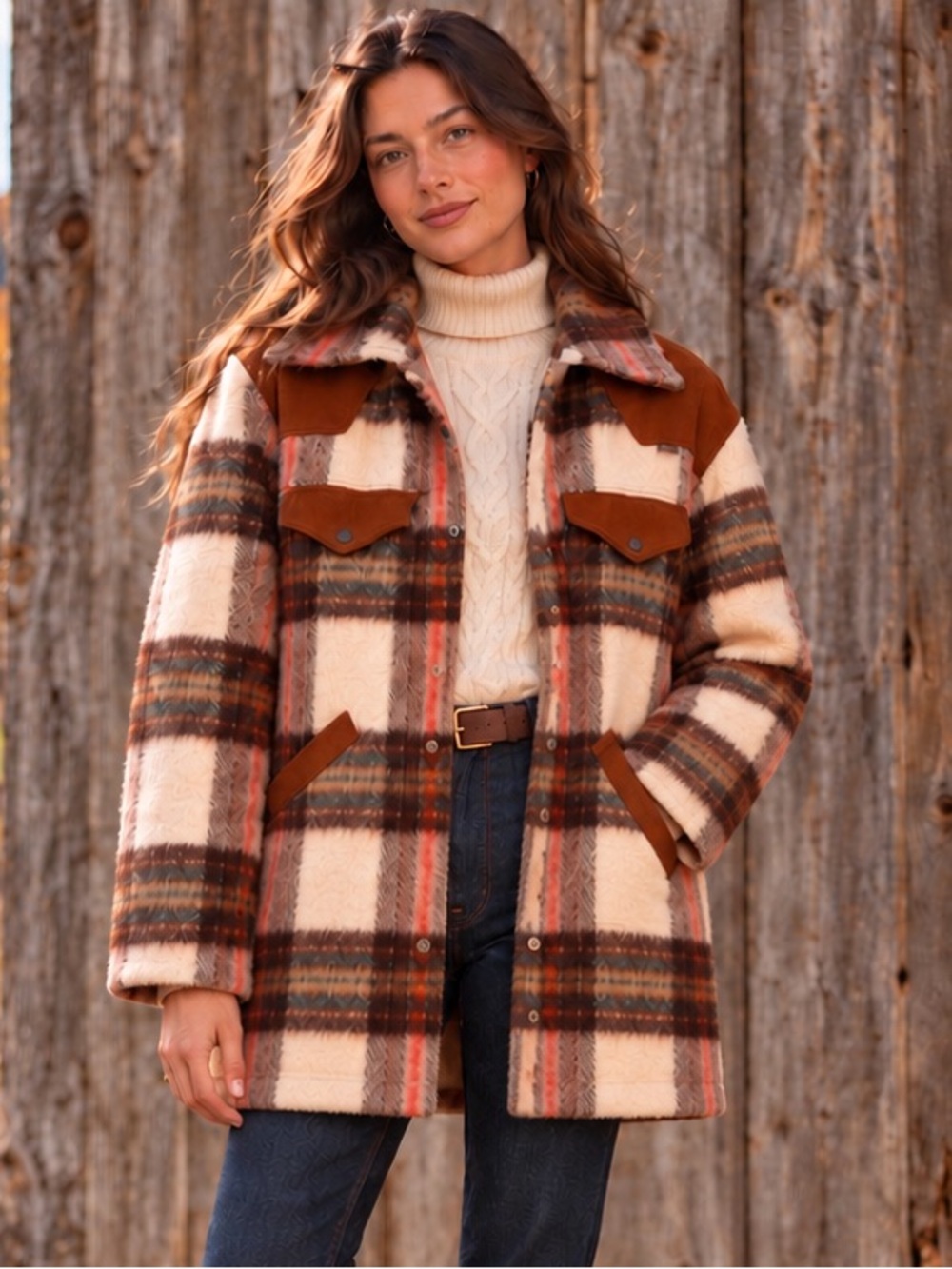 Rare 70s Sportchief L Vintage Plaid Rawhide Quilted Lined Hunting Jacket